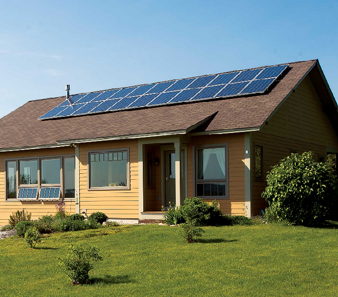 5.4KW Household Grid-tied Rooftop Solar Power System