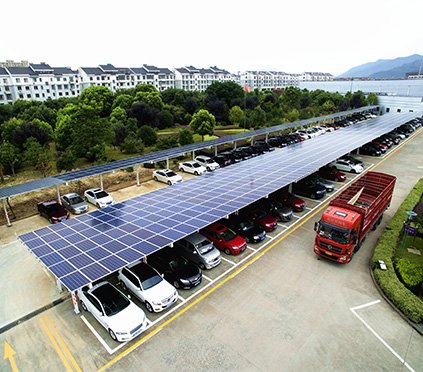 760KW Solar Carport System In Suzhou, China